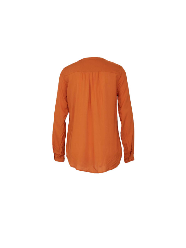 CAMAIEU Ziegelfarbene Bluse CAMAIEU