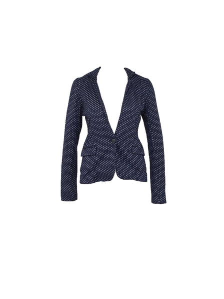 CAMAIEU Dunkelblauer gemusterter Blazer
