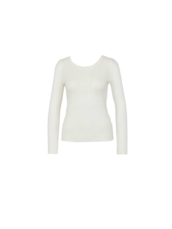 CAMAIEU Weißer Damen-Pullover CAMAIEU