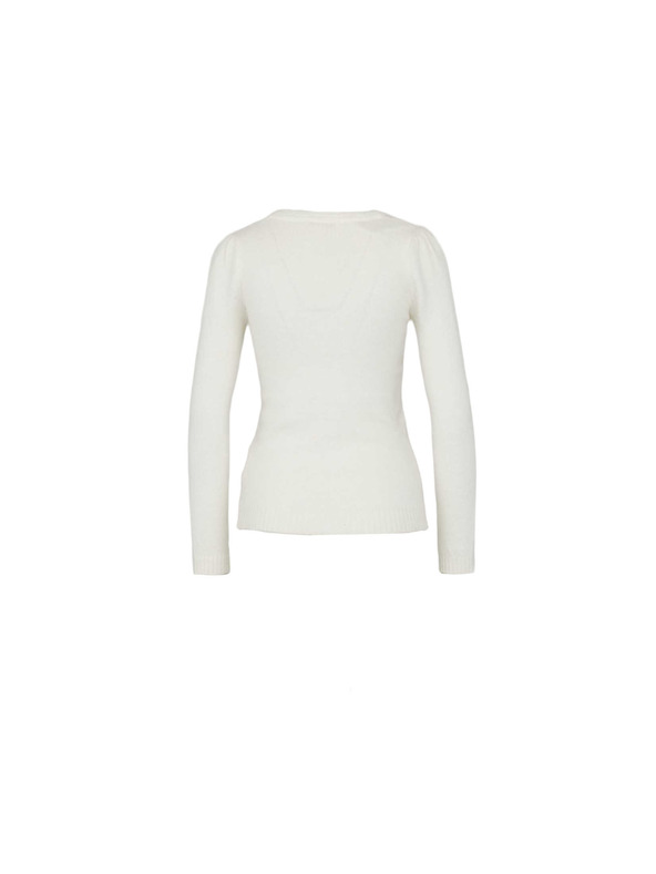 CAMAIEU Weißer Damen-Pullover CAMAIEU