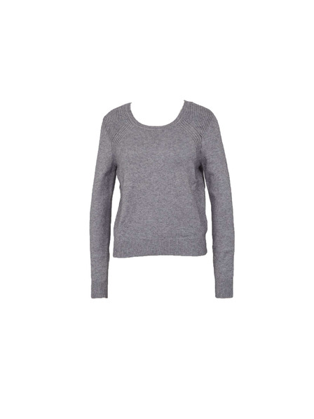 CAMAIEU Grau melierter Pullover CAMAIEU
