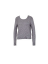 CAMAIEU Grau melierter Pullover CAMAIEU