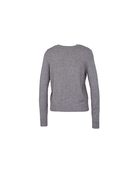 CAMAIEU Grau melierter Pullover CAMAIEU