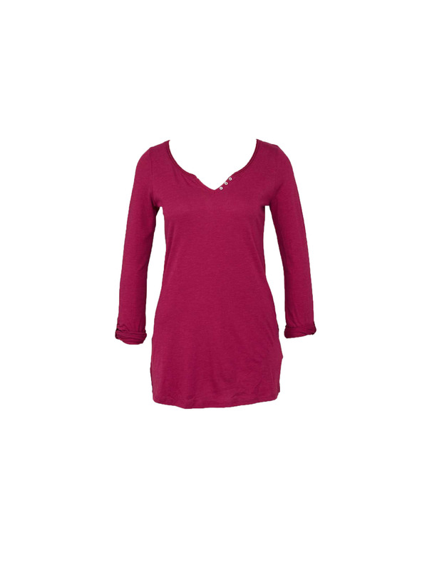 CAMAIEU Weinrotes T-Shirt CAMAIEU