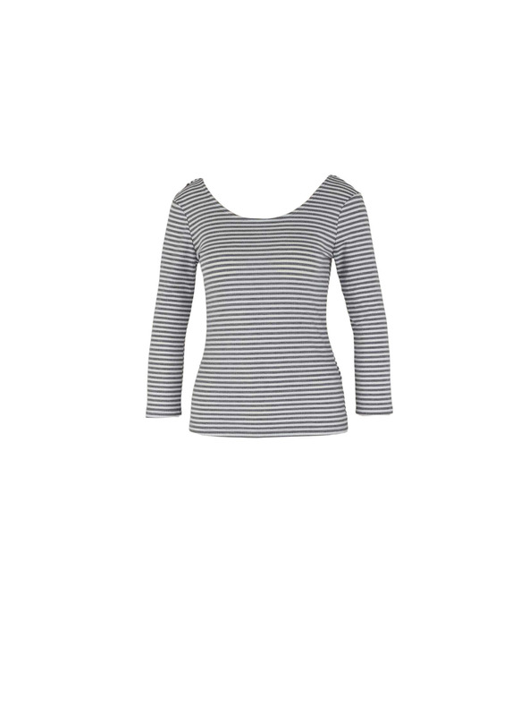 CAMAIEU Gestreiftes Langarm-T-Shirt CAMAIEU