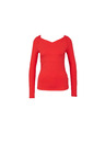 CAMAIEU Rotes Langarm-T-Shirt CAMAIEU