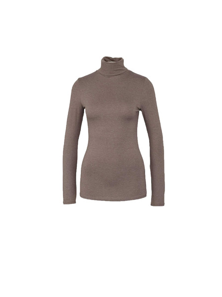 CAMAIEU Brauner Rollkragenpullover CAMAIEU
