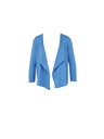 CAMAIEU Blauer kurzer Kardigan CAMAIEU