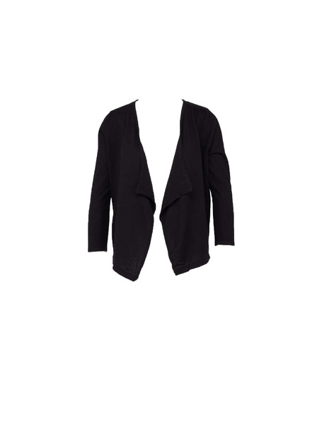 CAMAIEU Schwarze kurze Strickjacke CAMAIEU