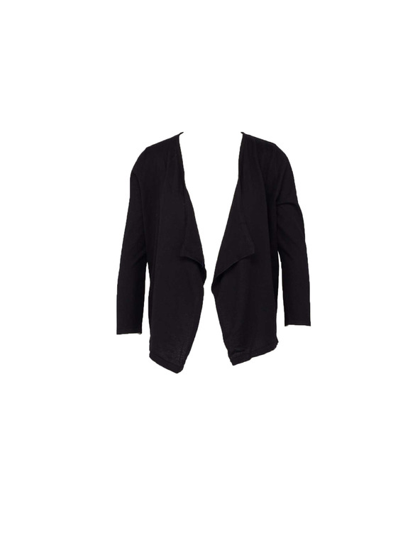 CAMAIEU Schwarze kurze Strickjacke CAMAIEU