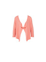 CAMAIEU Rosa kurze Strickjacke CAMAIEU