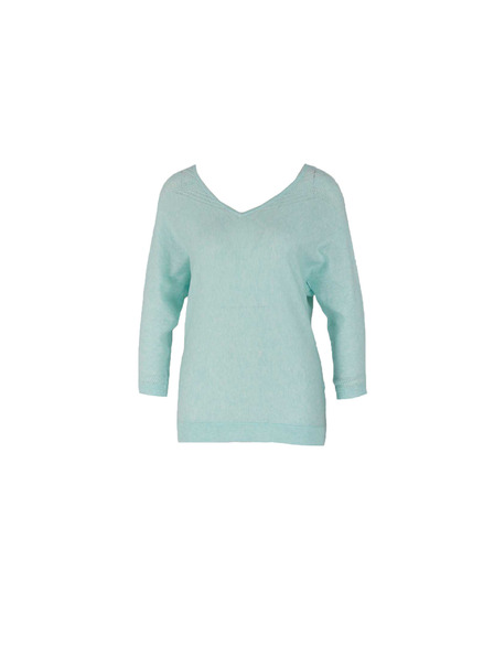CAMAIEU Grüner Pullover CAMAIEU