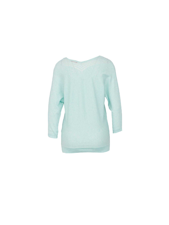 CAMAIEU Grüner Pullover CAMAIEU