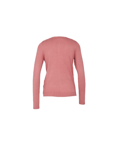 CAMAIEU Rosa Pullover mit Knöpfen