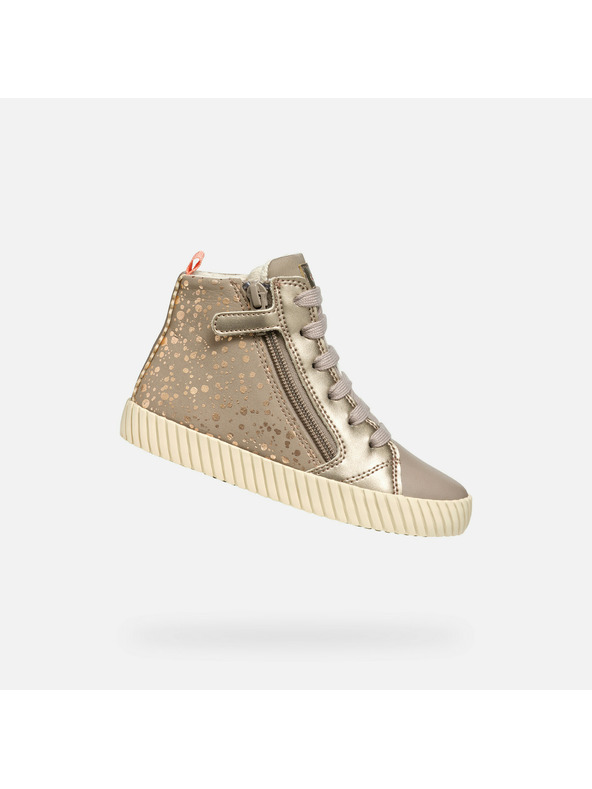 Geox Beige Geox Mirroless Mädchensneaker