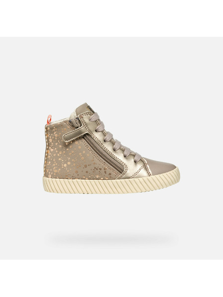 Geox Beige Geox Mirroless Mädchensneaker