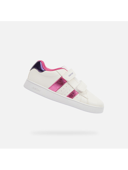 Geox Weiße Geox Eclyper Girl Kindersneaker