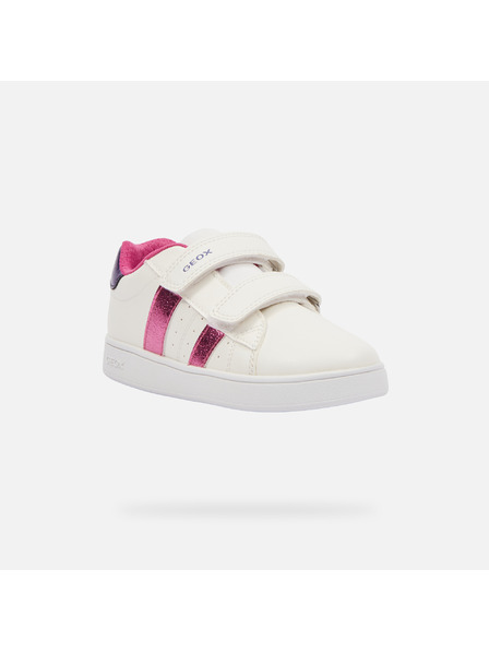 Geox Weiße Geox Eclyper Girl Kindersneaker