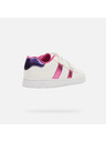 Geox Weiße Geox Eclyper Girl Kindersneaker