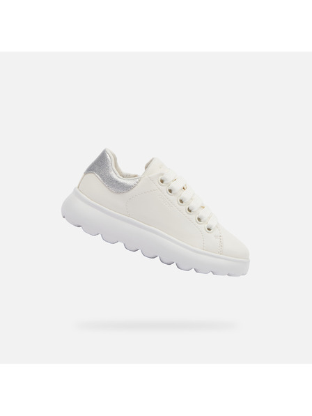 Geox Cremefarbene Geox Puffypop Girl Kindersneaker