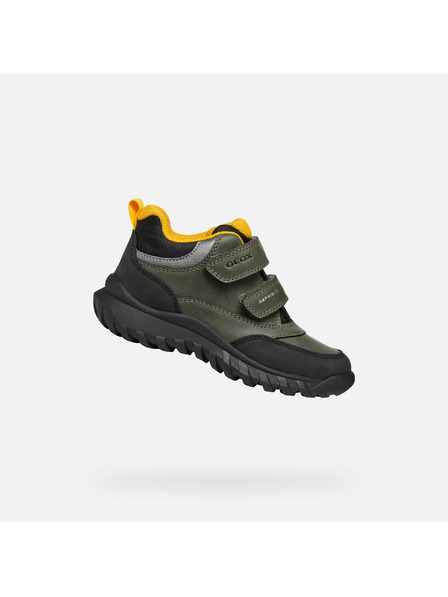 Geox Khaki Geox Simbyos ABX Kinderstiefeletten