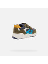 Geox Khaki Geox Flexyper Mini Boy Kinderschuhe für erste Schritte