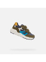 Geox Khaki Geox Flexyper Mini Boy Kinderschuhe für erste Schritte
