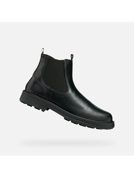 Geox Schwarze Herren-Knöchelschuhe Geox Lagorai + Grip A