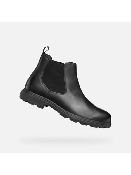 Geox Schwarze Herren-Knöchelschuhe Geox Meiern
