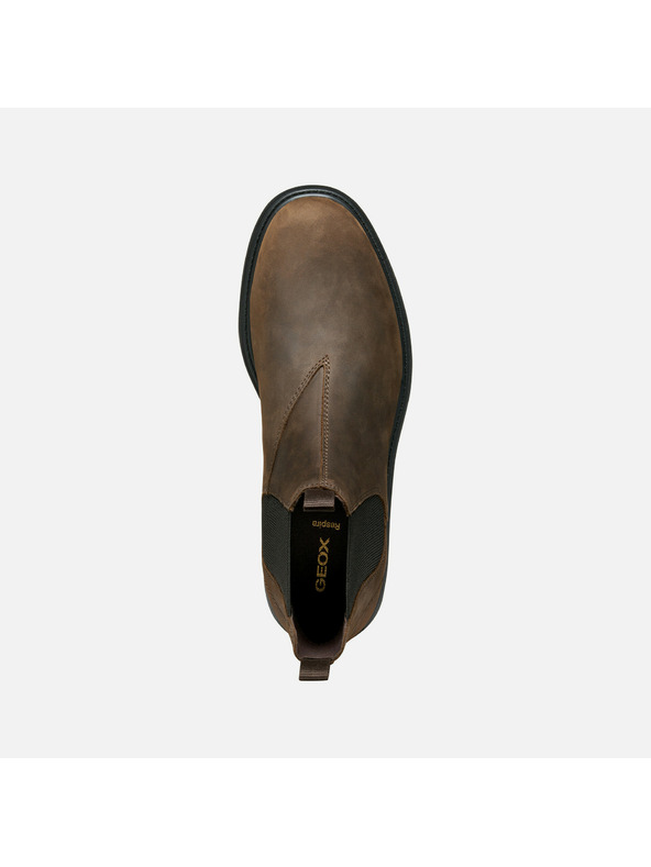 Geox Dunkelbraune Herren-Knöchelschuhe Geox Spherica EC7