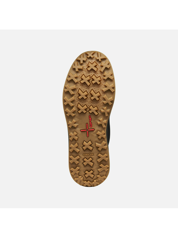 Geox Dunkelbraune Herren-Knöchelschuhe Geox Granito + Grip B A