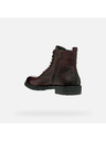 Geox Weinrote Herren-Knöchelschuhe Geox Redclif