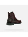 Geox Weinrote Herren-Knöchelschuhe Geox Redclif
