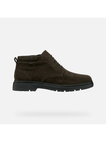 Geox Dunkelbraune Herren-Knöchelschuhe Geox Spherica EC1 B ABX
