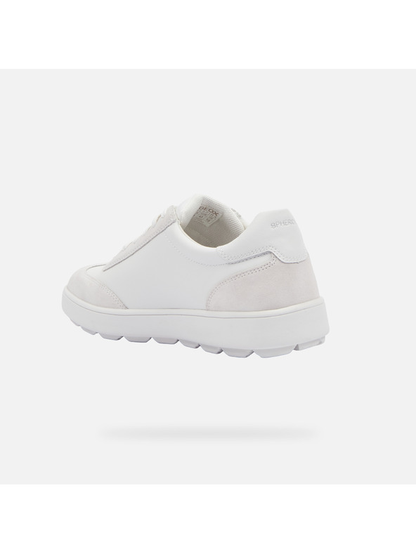 Geox Weiße Herren Geox Spherica ECUB-1 Turnschuhe