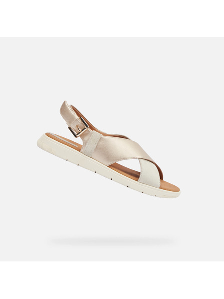 Geox Goldene Damen-Sandalen Geox Dandra