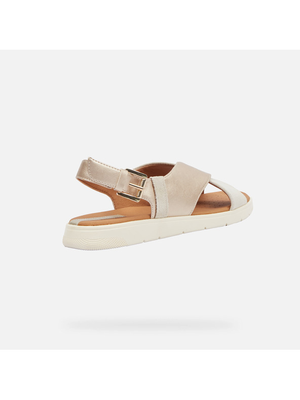 Geox Goldene Damen-Sandalen Geox Dandra