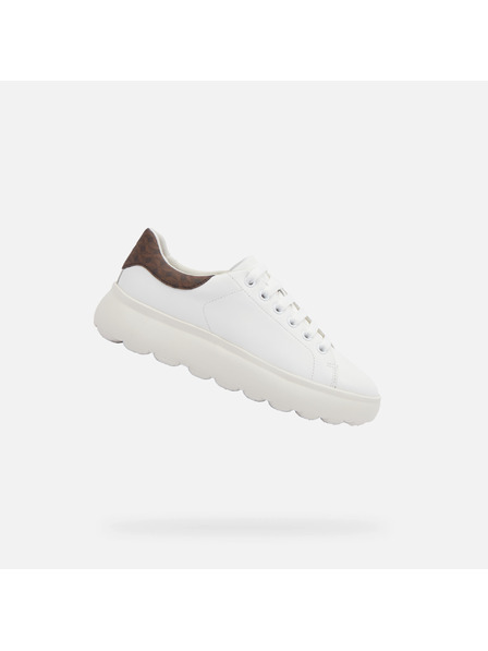Geox Weiß Damen Geox Spherica Ec4.1 Turnschuhe