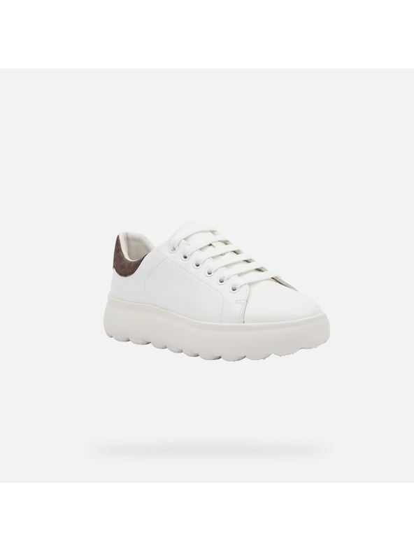 Geox Weiß Damen Geox Spherica Ec4.1 Turnschuhe