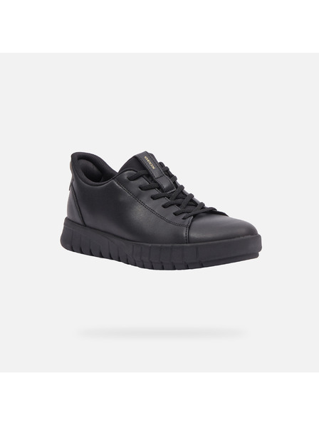 Geox Schwarze Damen-Sneaker Geox Flextride Plus Fast in