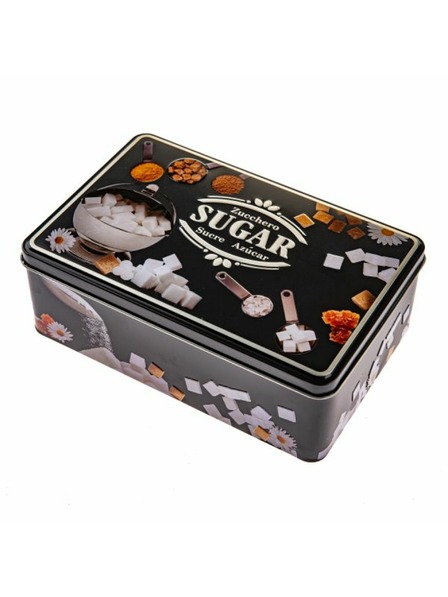 Casa de Engel Metalldose für Zucker (3D-Design) 20 x 13 cm, /48