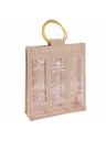 Casa de Engel Jute-Tasche für 3 Flaschen 0/75
