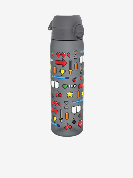ION8 Graue gemusterte Wasserflasche Ion8 Leak Proof Gamer (500 ml)