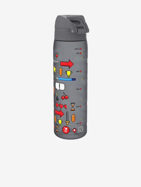ION8 Graue gemusterte Wasserflasche Ion8 Leak Proof Gamer (500 ml)