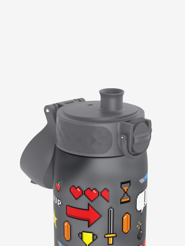 ION8 Graue gemusterte Wasserflasche Ion8 Leak Proof Gamer (500 ml)