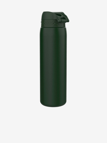 ION8 Dunkelgrüne Edelstahl-Wasserflasche Ion8 Leak Proof (1200 ml)