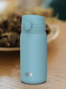 ION8 Hellblaue Edelstahl-Wasserflasche Ion8 Leak Proof (400 ml)