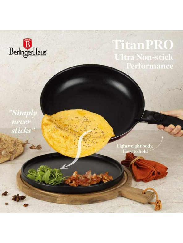 Berlingerhaus 9-teiliges Kochgeschirr-Set mit abnehmbarem Griff Leonardo Collection BERLINGERHAUS