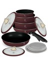 Berlingerhaus 12-teiliges Kochgeschirr-Set mit abnehmbarem Griff Leonardo Collection BERLINGERHAUS