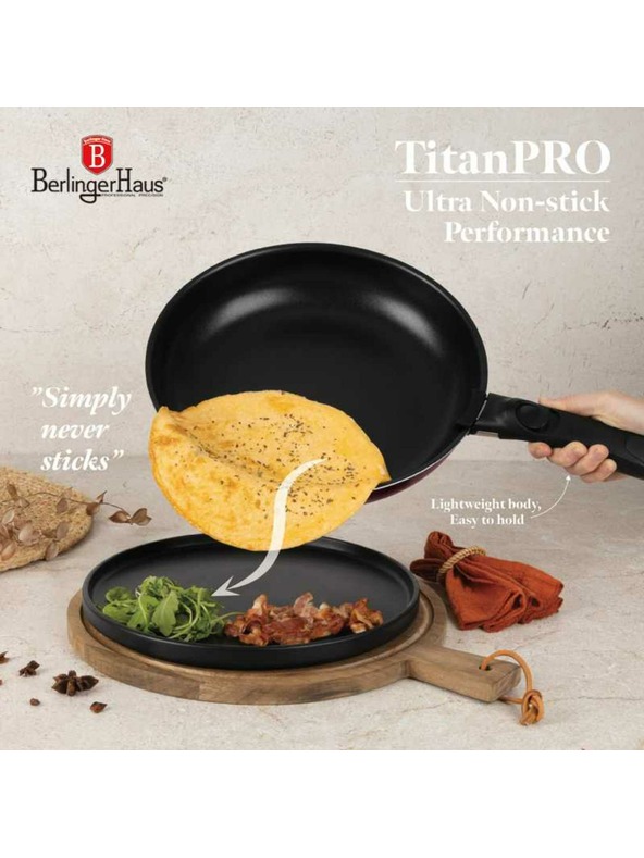 Berlingerhaus 12-teiliges Kochgeschirr-Set mit abnehmbarem Griff Leonardo Collection BERLINGERHAUS